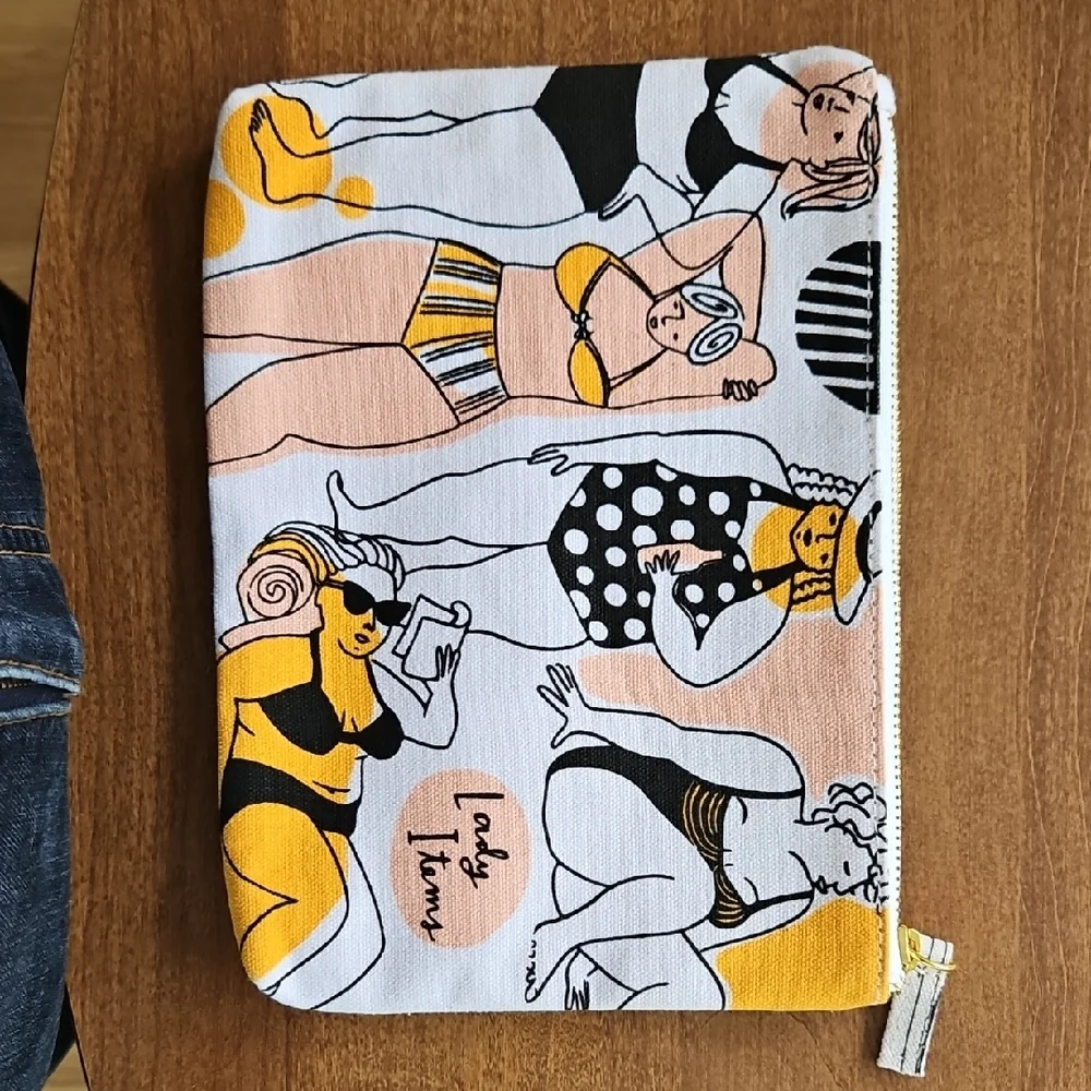 Emily McDowell “Lady Items” Zippered Pouch
